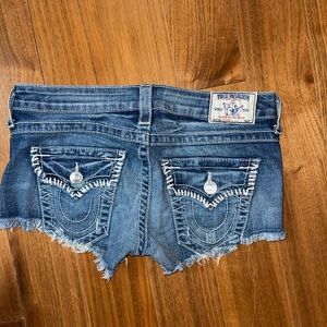 True Religion Cutoff Short Shorts